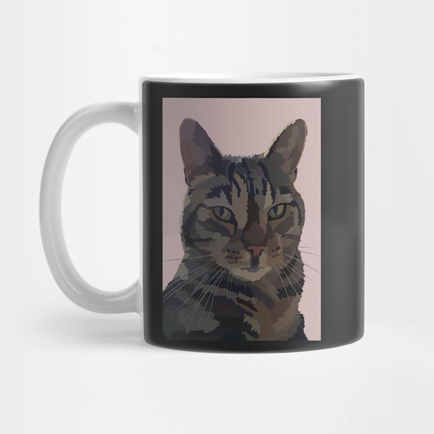 Gorgeous George the Tabby Cat by NattyDesigns